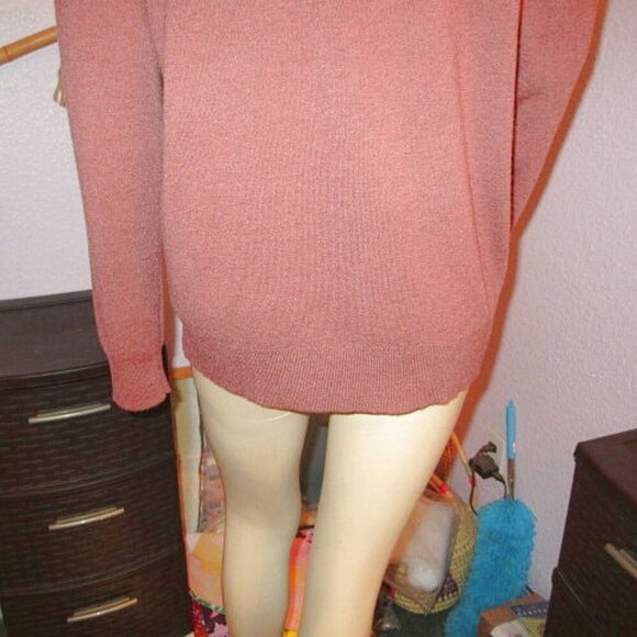 Arach & Cloz Sweater Men's Size L Soft Lambswool Blend Pullover Crew Career NWT - Picture 8 of 9